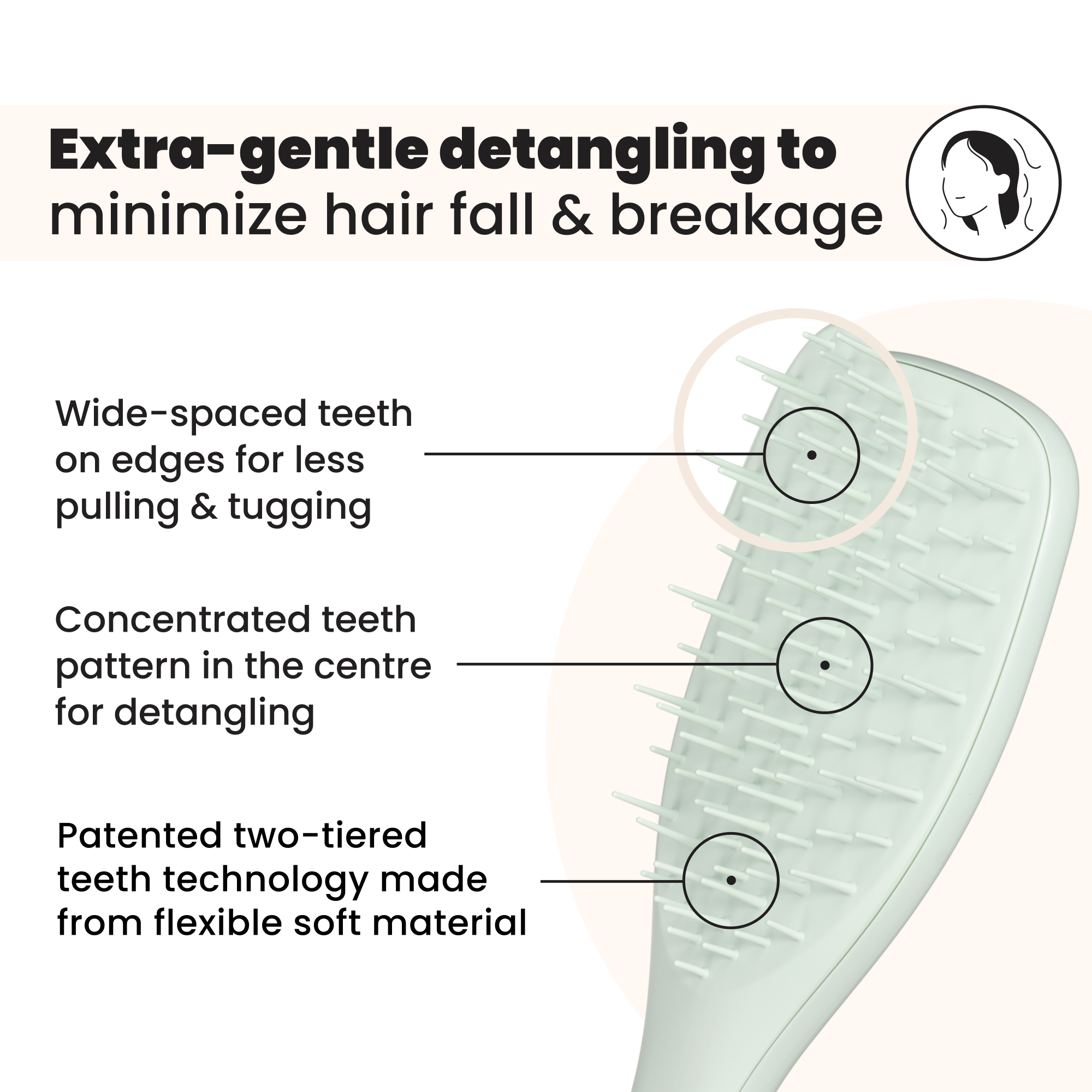 The Ultimate Detangler Extra Gentle