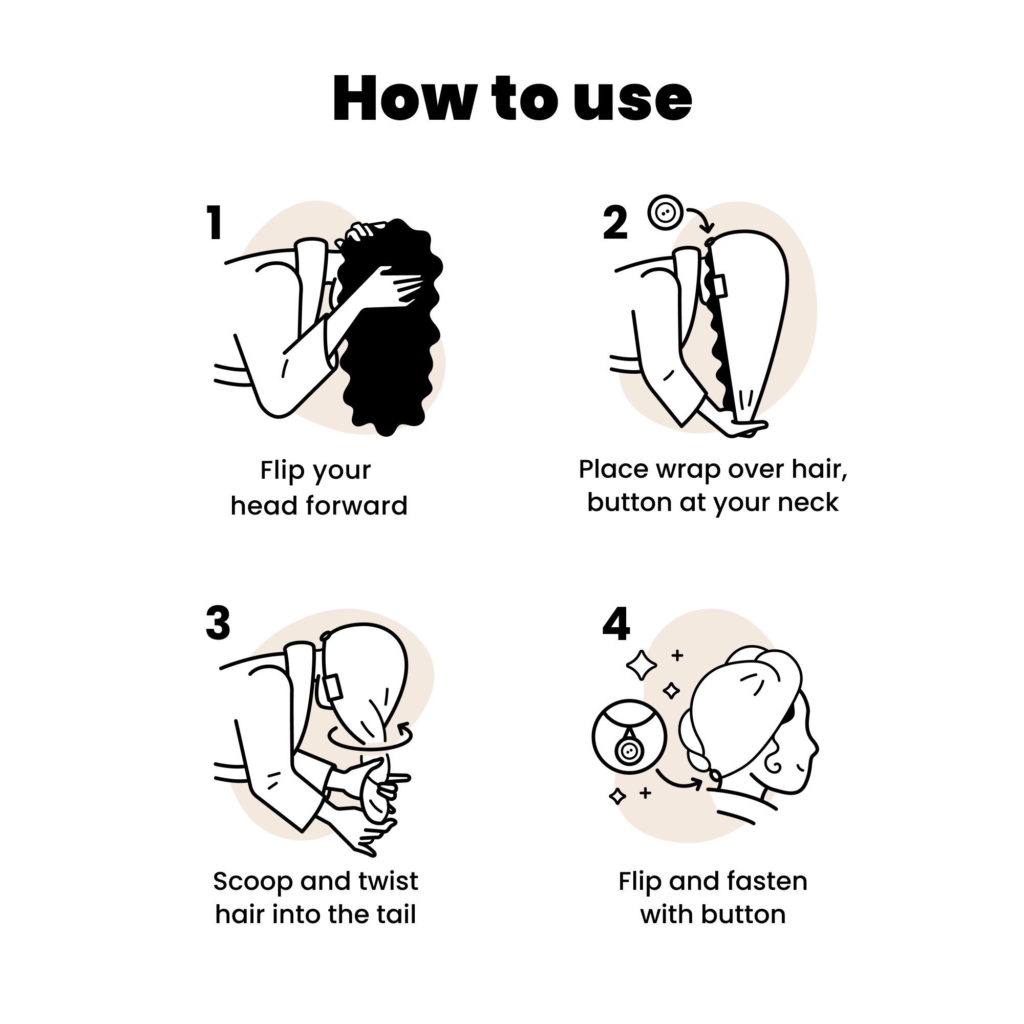 Dual-sided Hair Wrap